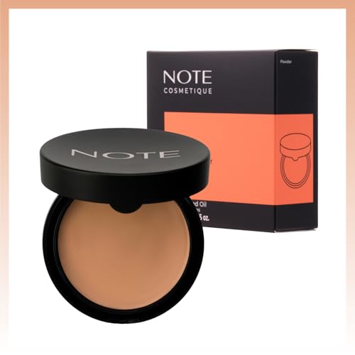 Image of Note Cosmetique Luminous Silk Compact Powder - Medium Buildable Coverage - Weightless Setting Powder Foundation - 01 Beige - 0.4 oz