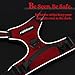 rabbitgoo Dog Harness No Pull with 2 Leash Clips, Adjustable Soft Padded, Reflective Oxford No Choke Pet Vest with Easy Control Handle for Large Dogs, Red, XL
