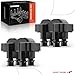 A-Premium Ignition Coil Set of 2 Compatible with Ford F-150 4.6L 1997-1999, Expedition 4.6L 1997-1999, Explorer 5.0L 1996-2001 & Lincoln Town Car 4.6L 1991-1997 & Mercury