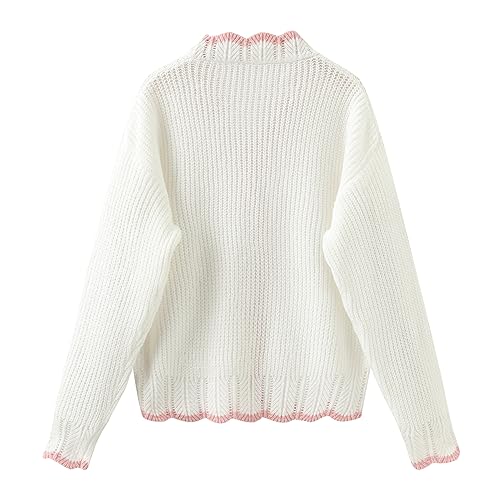 Womens Kawaii Rabbit Knit Sweater Cute Cardigan Aesthetic for Teen Girls Cosplay Y2k Anime Japanese JK School Uniform Jacket2