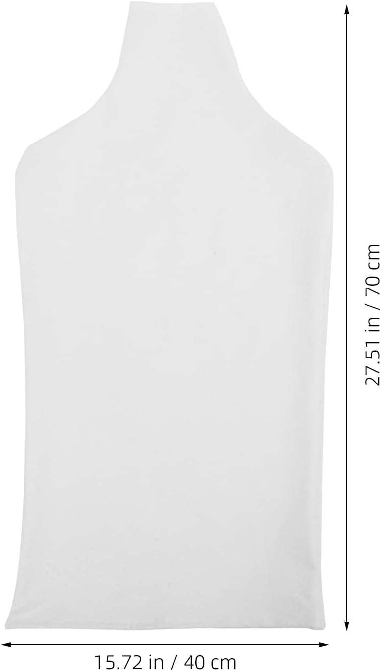 White Cotton Mannequin Dress Form Cover for Male Display