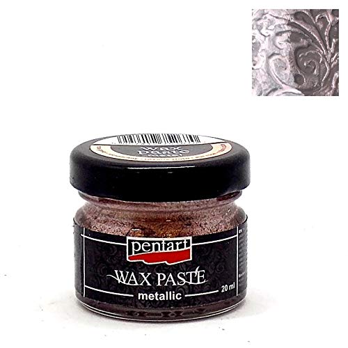 Zita`s Creative Wachspaste metallic 20ml - Rosegold. Metallfarbe, Bastelfarbe, Acrylfarbe