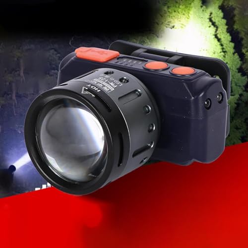 Linterna frontal LED ligera de aluminio para senderismo y camping 6