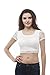 short sleeve round neck lace crop top