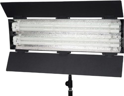 500W Equivalent Economy 2 x 55W Fluorescent Video & Photography Light - 5400K