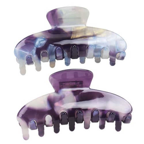 Pinces à cheveux violettes de bain pour attacher vos cheveux fins et épais au quotidien