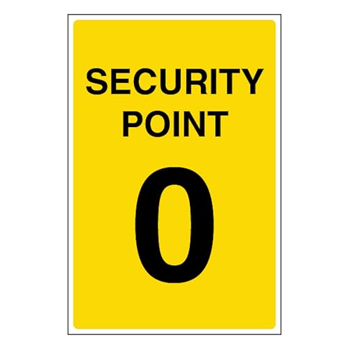 Point de sécurité V 0 400 x 600 mm plaque aluminium 3 mm de qualité supérieure
