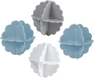 KALLORY 4 Pçs Bola De Lavanderia Junta De Silicone Para Animais De Estimação Secadora De Bolas De Lã Secadora De Bolas De Tênis Máquina De Lavar Roupas Máquina De Lavar Tenis Máquina De