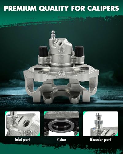 Image of SCITOO Rear Left Brake Caliper With Bracket 19B3314 Compatible For Mercedes-Benz For GL320 2007-2009,For Mercedes-Benz For GL350 2010-2012,For Mercedes-Benz For GL550 2008-2012