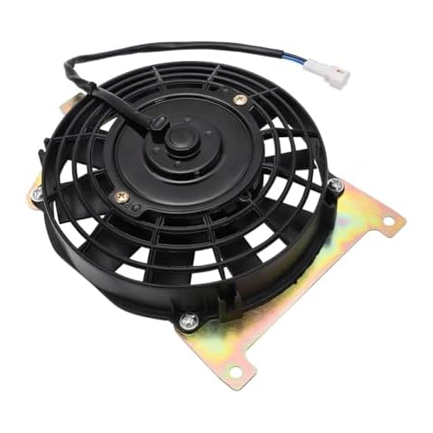 WUKEWANGDING Engine Radiator Cooling Fan fits for Yamaha for Grizzly 660 YFM660F 4X4 2002-2008 5KM-12405-00-00 ATV Cover
