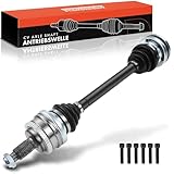 Frankberg Arbre de Transmission avec bague ABS Essieu Arrière Compatible avec Série 3 E30 315-325 Série 3 E36 325tds Série 3 Cabriolet E30 316i-325i Série 3 Break E30 316i-325i Remplacer# 33211226861