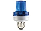 Farbe: blau VS-ELECTRONIC - 640118 Mini-Strobo-Blitzer, 3.5 W, E27/230 V, Blau VDLSLB