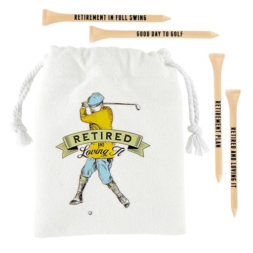 Faithworks Retirement Golf Tees & Bag Set