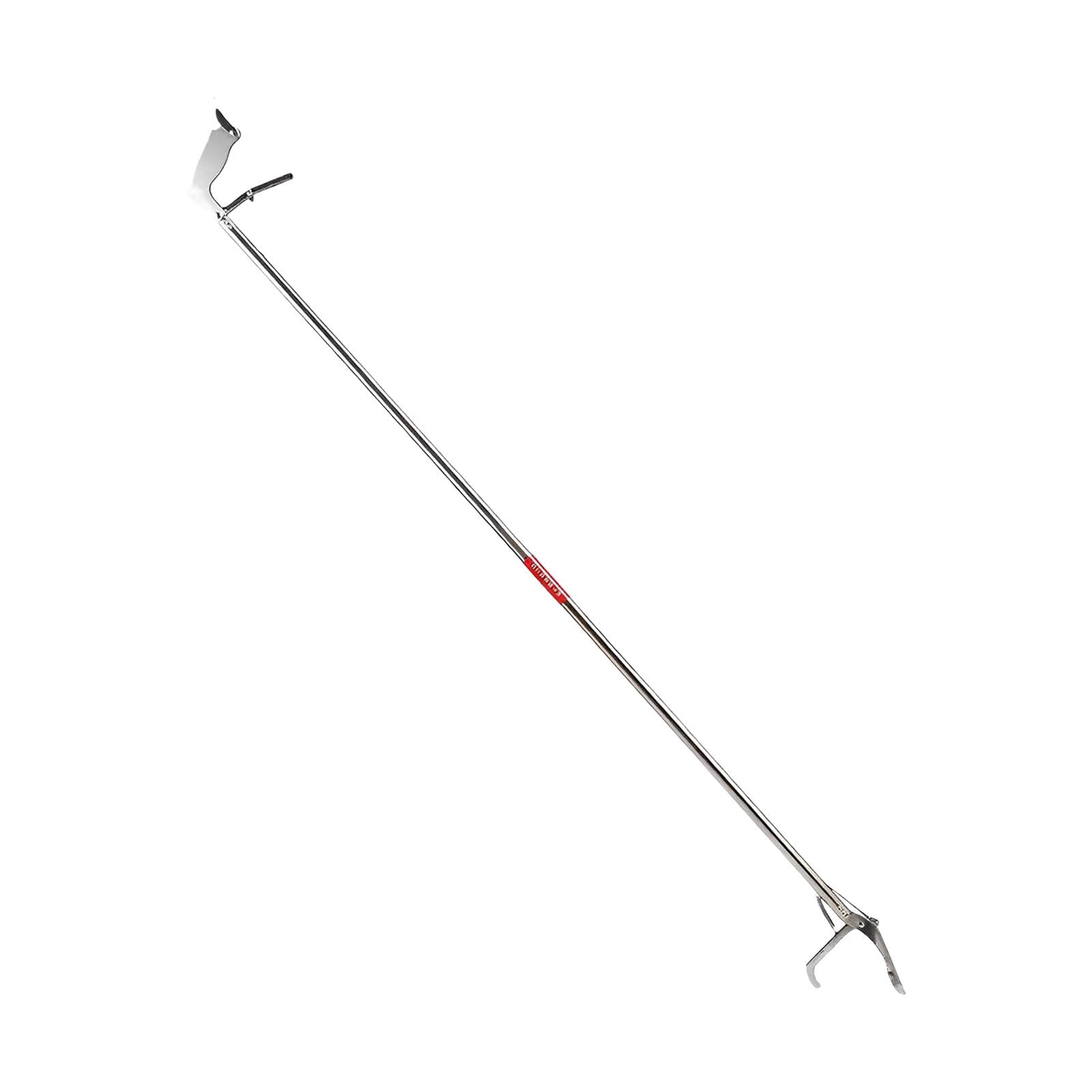 Pinza Serpientes Herramienta Recolectora Reptiles Acero Inoxidable Gancho Plegable Antideslizante Adecuada para Manipulación de Serpientes Capt, 150CM
