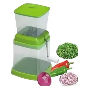 Big Onion Chopper and Plastic Chilli Cutter/Vegetable Cutter/MIRCHI Cutter/NUT Cutter/Dry Fruit Cutter with LID Vegetable Slicer (1 Cutter, LID) Article NO. HKCHWMD2M