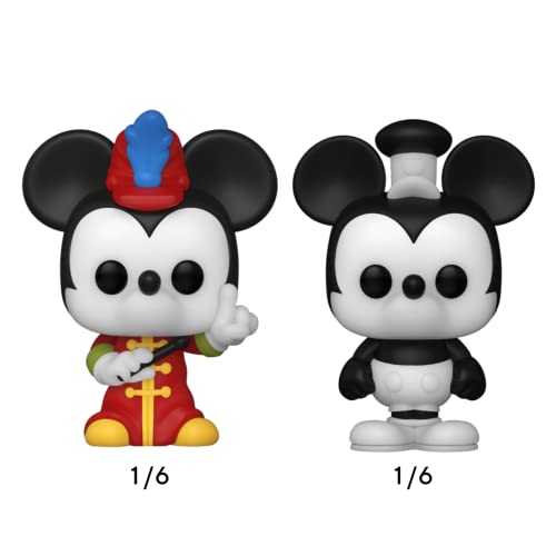 Funko Bitty Pop! 4 Pack: Disney - Goofy - Chip - Minnie - Mystery Mini Figure - Styles May Vary Et Une Mini-Figurine mystère Surprise - 0,9 Pouce (2,2 cm) De Collection - Idée Cadeau