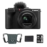 Canon PowerShot V1 Digital Camera Bundle with 64GB Memory Card + Camera Bag (3 Items)