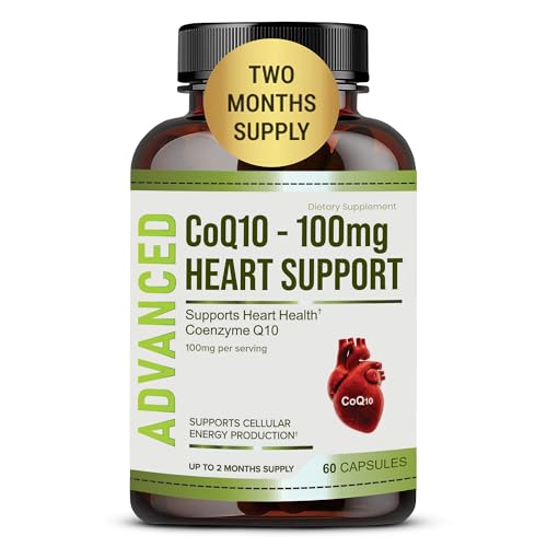 Heart Health CoQ10 100mg - High Absorption...