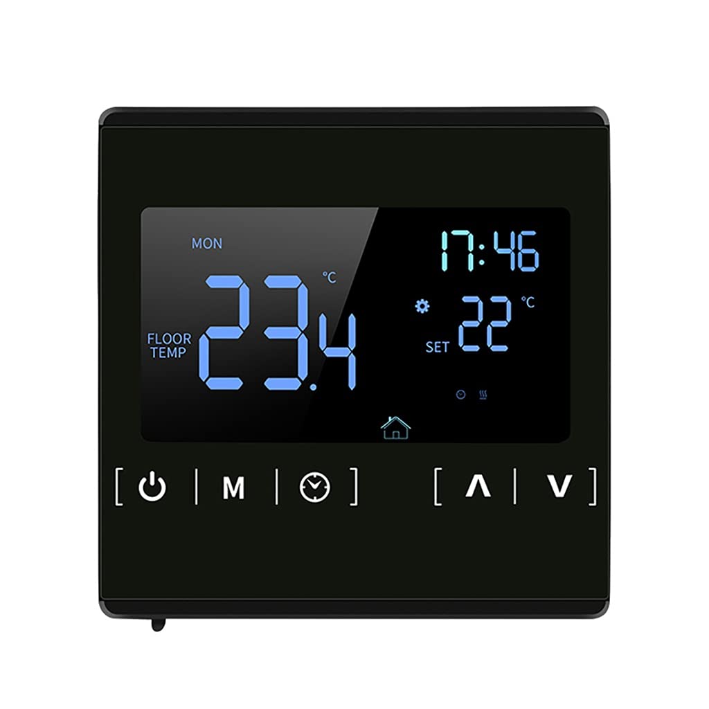 Thermostat à écran tactile programmable pour chauffage au sol électrique