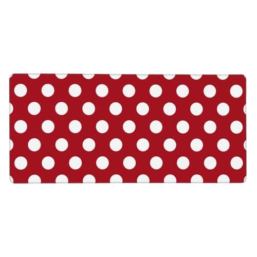 Grand tapis de souris de jeu fini l'effilochage grâce aux bords cousus et base caoutchouc