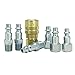 Milton S-212 1/4" NPT M Style Coupler and Plug Kit - 7 Piece