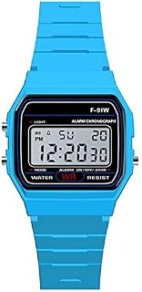 メンズファッションウォッチ ファッションスポーツウォッチLED男性アナログスポーツ防水腕時計 メンズウォッチ丈夫 (Color : Blue)