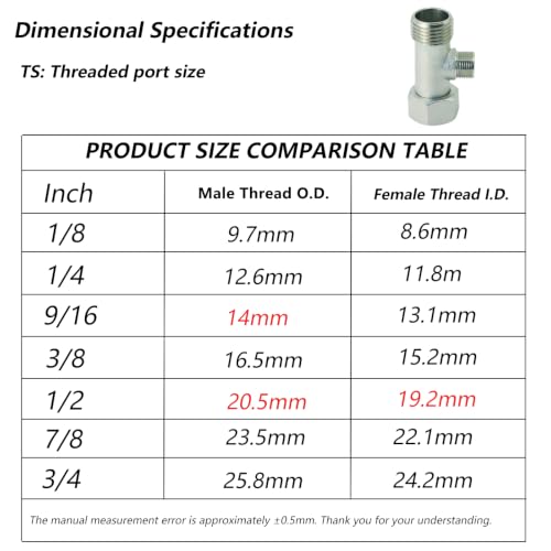 AimatRun 1/2" x 3/8" T-Type Tee, 3-Way Brass Adapter by AimatRun - Used condition - Image 2