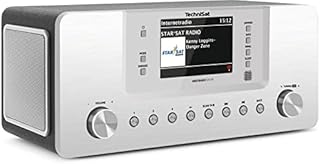 TechniSat DIGITRADIO 574 IR - radio internetowe stereo (DAB+, FM, WLAN, strumieniowe przesyłanie audio Bluetooth, 4-calowy kolorowy wyświetlacz, USB, AUX in, gniazdo słuchawkowe, budzik, 10 watów,