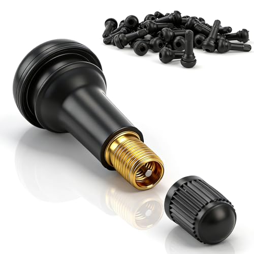 mawmuaw Gummiventile Auto 15 STK Reifenventile Auto Ventile TR413 Reifenventil Snap-In Autoreifen Ventil Autoventile für Wartung Reifen Autos Fahrrädern Motorrädern mit Meisten 11.3 mm Felgenlöchern