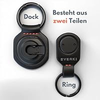 Everki Leder Schlüsselanhänger mit Magnetverschluss – Keychain für Rucksäcke, Taschen & Hosen – Abnehmbar mit einer Hand – Geschenkidee für Pendler & Vielreisende – Ansicht 3