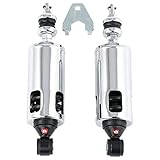 SLMOTO Chrome Heavy Duty Rear Premium Shocks Suspension Fit for Harley Softail FLS 2000-2017 Blackline Breakout Cross Bones Fatboy Heritage Softail Night Train Rocker