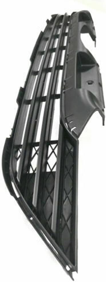 Chrome Front Bumper Upper & Lower Grille Assembly Glossy Black ABS Plastic Mesh Style Middle Grill Compatible With 2007-2009 Honda CR-V CRV Grill Replacement(2007-2009)