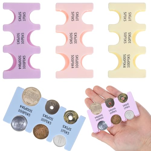 Organizadores para Monedas Yen Japones 4 Piezas 6 Ranuras miniatura 1