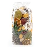 ANDALUCA Decorative Fragrance Tropical Pineapple Potpourri with Fragrance Vial (Pineapple Paradise)