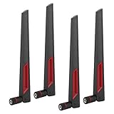  Yoidesu Antena de enrutador, 2 x 8dBi 2.4GHz 5GHz Dual Band WiFi RP-SMA Antena Masculina, Antena inalámbrica de Red WiFi para enrutadores inalámbricos(2 Paquetes)