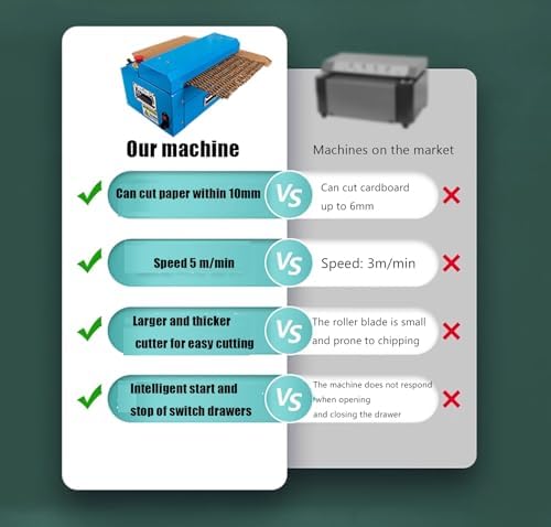 Heavy-Duty Corrugated Box Cutting Machine, 500mm Width, Cardboard Slitting & Shredding Tool, Waste Paperboard Kraft Expander for Efficient Carton Disposal