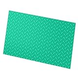 FabriGBrix 軽トラック ゴムシート ガレージマット ゴムパッド 浴室滑り止めマット 1×2m 1.3×3m 1.5×5m フロアマットロール 荷台マッツ 厚さ2mm 衝撃吸収 床面保護 絶縁 防水 防火 洗える カット可能 転倒防止 収納便利 屋外 車 倉庫 駐車場 業務用(Green,1.5x2m)