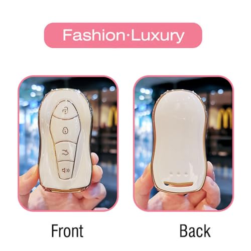 Carcasa de llave para Geely Boyue y Azkarra protector flexible acabado premium 5