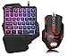 Produktbild Elikliv Gaming Tastatur Und Maus Set Gaming Geschmack Tastatur RGB Regenbogen Farbe Beleuchtete USB Tastatur Und Maus für Laptop- PC-Gamerc