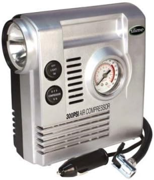 Slime COMP03 12-Volt Tire Inflator with Gauge and Light