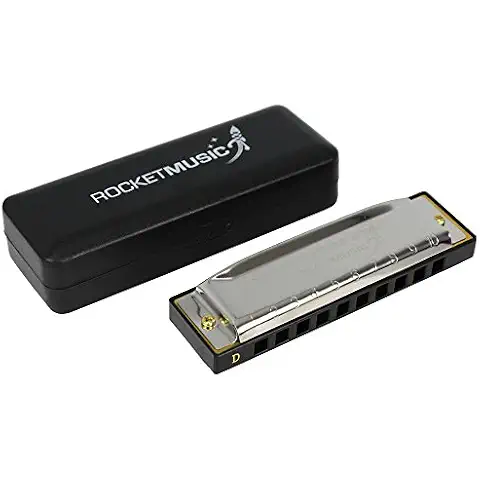 Stagg Rocket Music 10 Hole Harmonica in D Cover