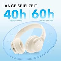 soundcore by Anker Q20i kabelloser Bluetooth Over-Ear-Kopfhörer – Ansicht 4