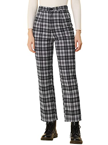 Pantalon à carreaux Allegra K : le look vintage tartan idéal au quotidien