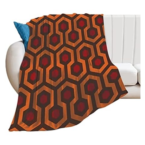 Overlook Hotel Carpet Blanket Super Soft Cute Warm Lightweight Comfortable Flannel Blanket for Sofa Living Room Bed Decor 40x50 Inch 50x60 Inch Cover