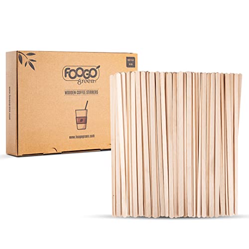 Foogo Green 500 Palillos De Madera Para Café, Extra Largos 19 Cm, Certificados Fsc , Palillos De Cóctel, Palos De Madera Para Manualidades, Bebidas Frías Y Calientes, Compostables, Resistentes Foogo Green 500 Palillos De Madera Para Café, Extra Largos 19 Cm, Certificados Fsc , Palillos De Cóctel, Palos De Madera Para Manualidades, Bebidas Frías Y Calientes, Compostables, Resistentes