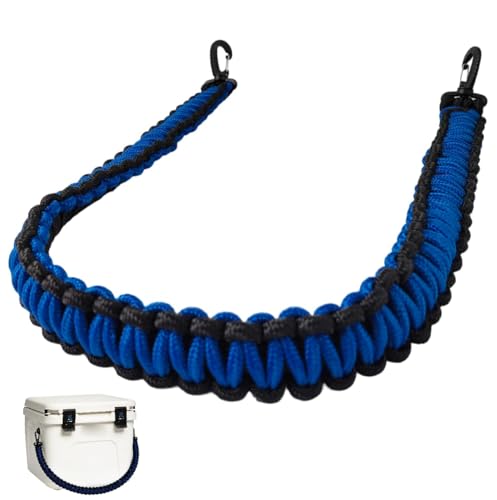 nsgglecher Shoulder Strap Compatible with Yeticooler & Engel-13qt and 19qt 35 Inch Nylon Rope Strap with Hooks Comfort Shoulder Pad Yellow and Black Handmade Weave Design Heavy-Duty Carry System