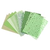Exquisita tela de malla y patrón de mosaico: nuestro papel de tela de malla proporciona una delicada mezcla de varios patrones hermosos para tus trabajos. Es distintivo y elegante, y como un hada. Color delicado: nuestro papel de tela de malla adopta colores ricos y profundos que no son demasiado brillantes y tienen un aspecto atractivo. Suave y sin desgarros: nuestro papel de malla es suave y liso, lo que permite doblarlo y dar forma sin romperse.