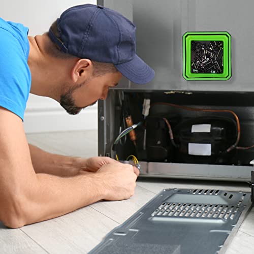 Royal Merchs Silicone Parts Tray 4 Pack - Magnetic Tray For Mechanic's - Magnetic Parts Bin - Magnetic Parts Tray - Magnetic Screw Tray - Magnetic Tray For Screws - Magnet Tray #TOP6