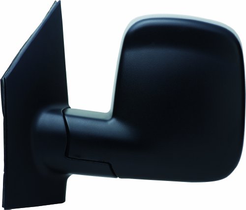 Fit System Driver Side Mirror for Chevy Express Full Size Van, GMC Savana Full Size Van, Textured Black, Foldaway, Manual