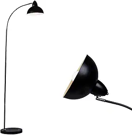 Luminaria de piso curva Abajur de chão Pedestal Coluna Luminaria chão Techled